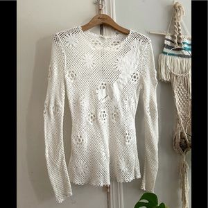 maje tario embroidered parrot shirt